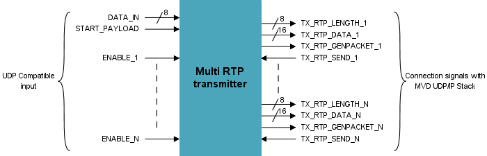 Multi RTP Transmitter